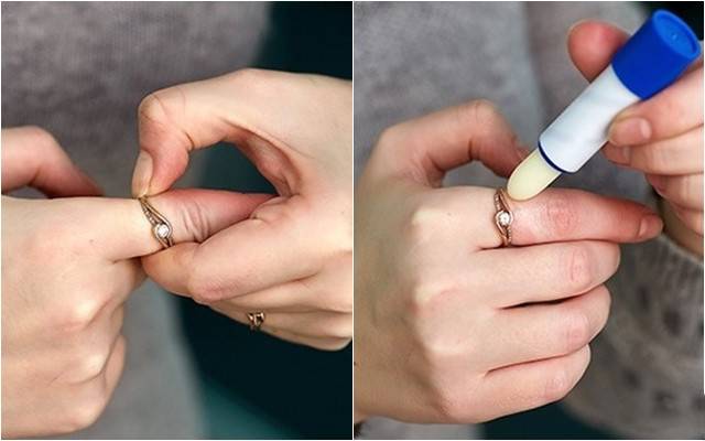 오래된 립밤 활용법 반지 쉽게 빼는법