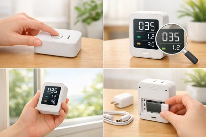 미세먼지측정기 사용법과 측정 방법 설명7