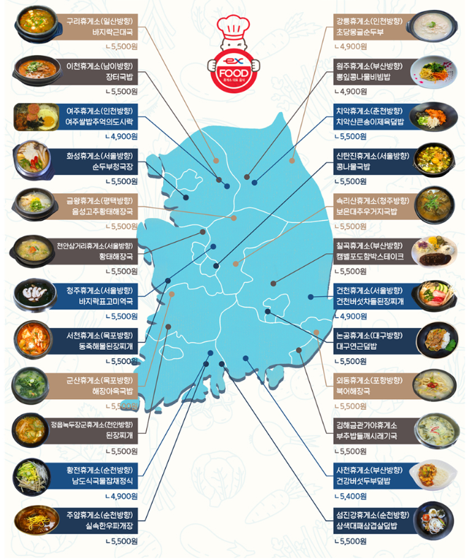 도로공사 추천 휴게소 맛집
