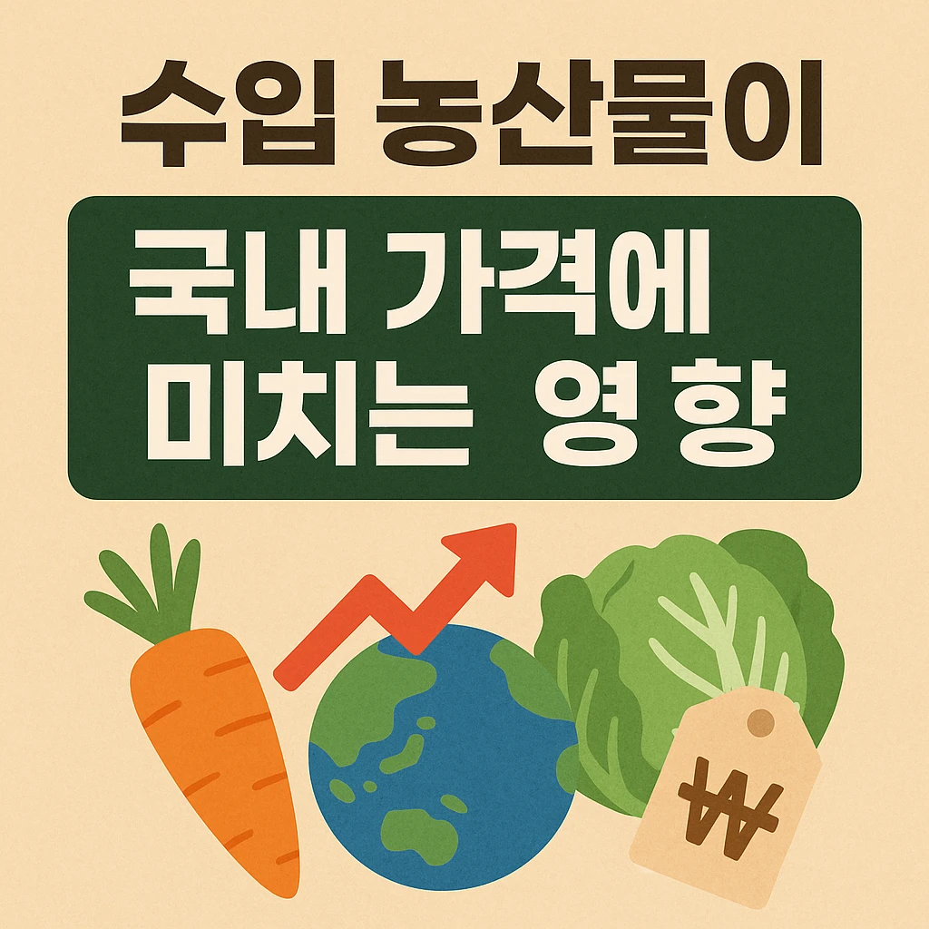 농업경제학 : 수입 농산물이 국내 가격에 미치는 영향