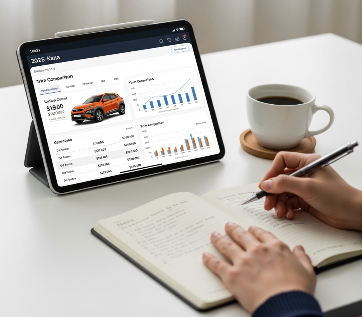 한눈에 보는 코나 트림별 가격 (가솔린 1.6 터보 기준)