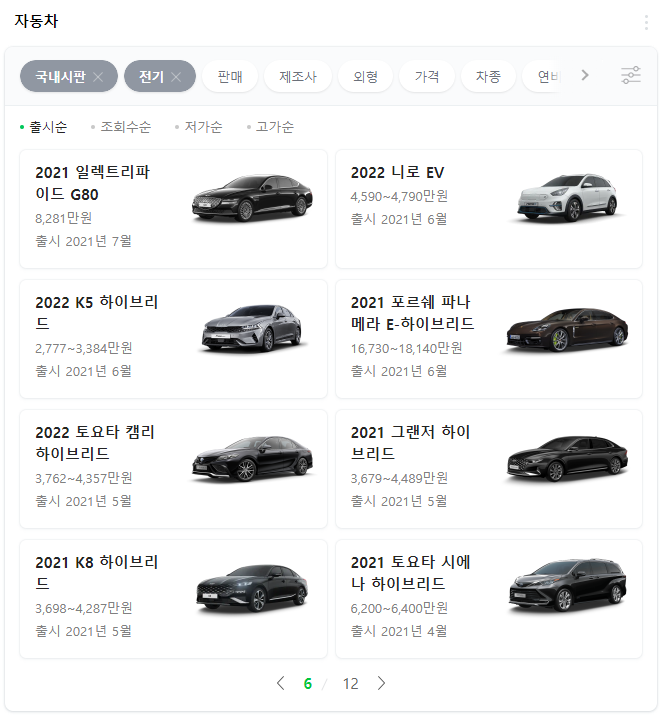 국내시판-전기차