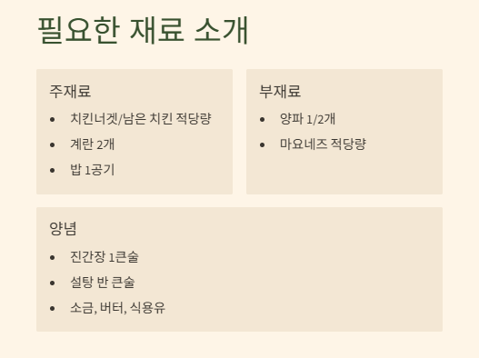 남은 치킨 요리법(활용법-치킨마요덮밥&amp;#44;샐러드&amp;#44;볶음밥&amp;#44;스튜&amp;#44;타코) 