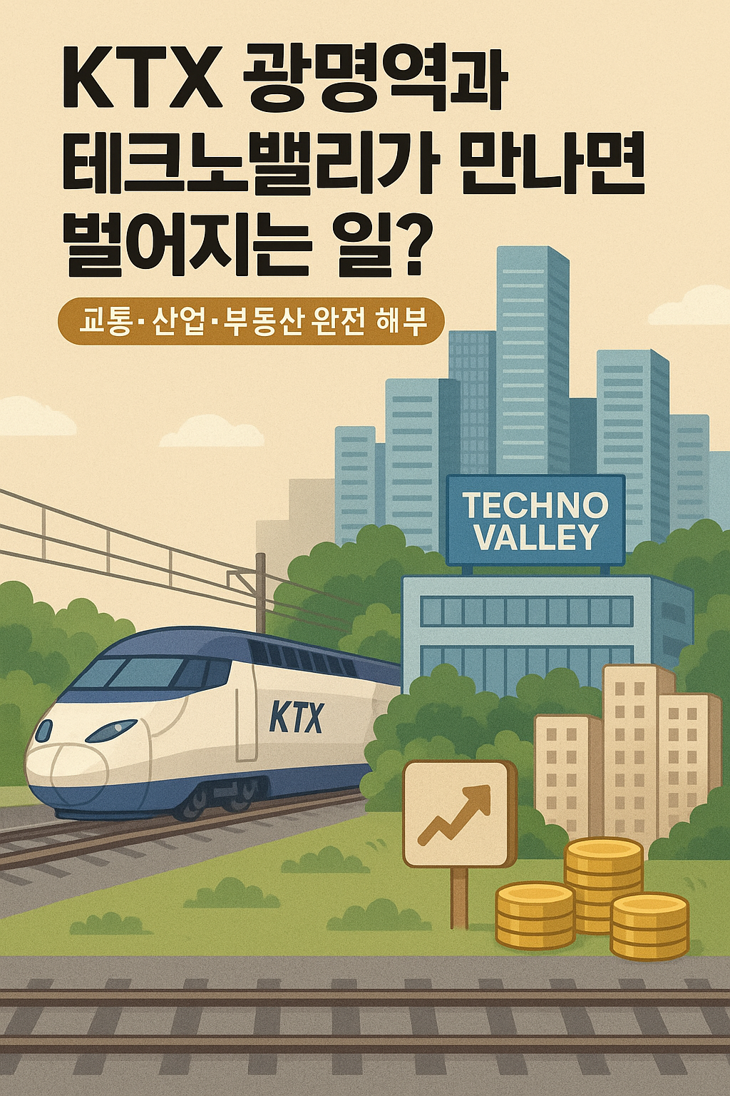 KTX 광명역과 테크노밸리가 만나면 벌어지는 일? 교통&middot;산업&middot;부동산 완전 해부 🚄🏙