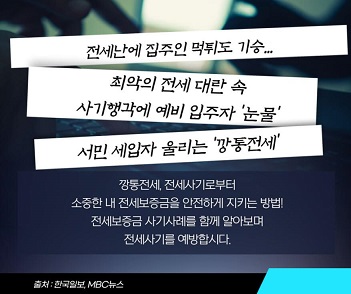 전세사기 유형과 대처방안