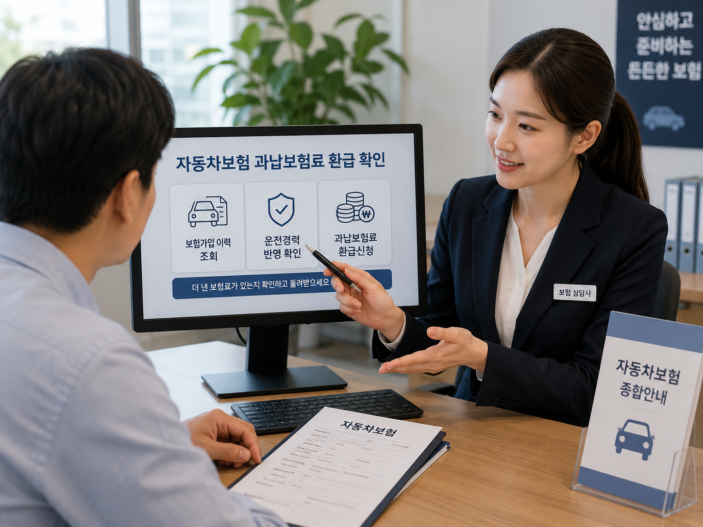 자동차보험 환급 상담 안내