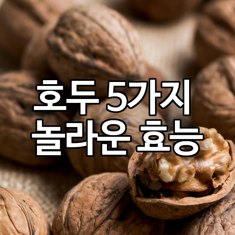 호두 5가지 놀라운 효능