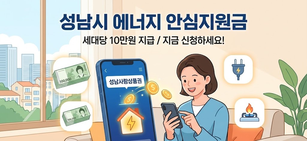 성남시 에너지 안심지원금 사진
