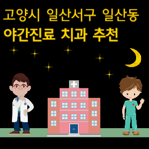 고양시 일산서구 일산동 치과 야간진료 병원 추천