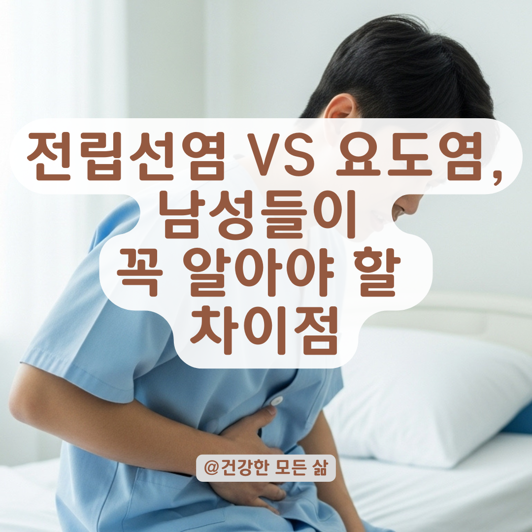 전립선염과 요도염, 헷갈리기 쉬운 남성 질환 증상 구분법과 대처법 총정리.