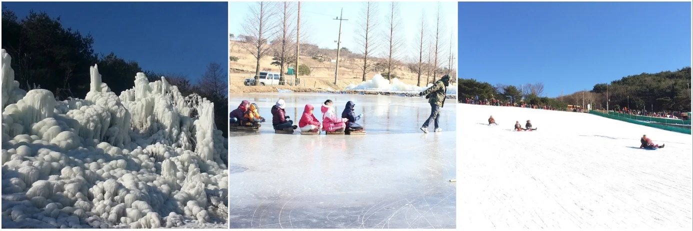 울산 눈썰매장 사진