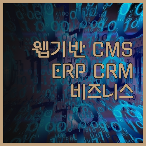 웹기반 CMS ERP CRM 제작으로