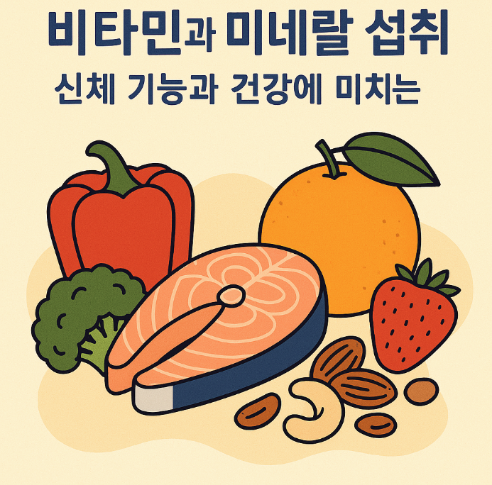 비타민과 미네랄 섭취가 신체 기능과 건강에 미치는 영향