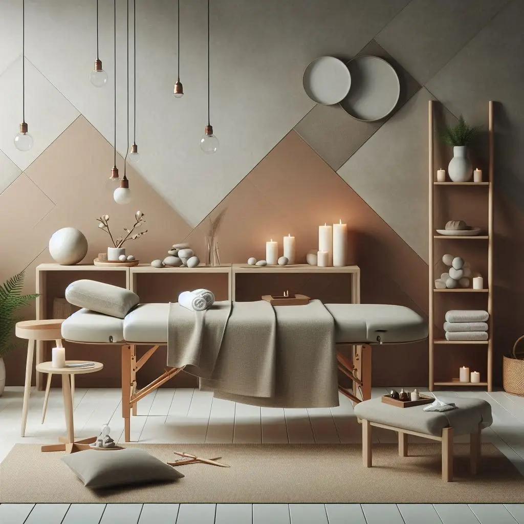 피부,체형관리 샵 배경