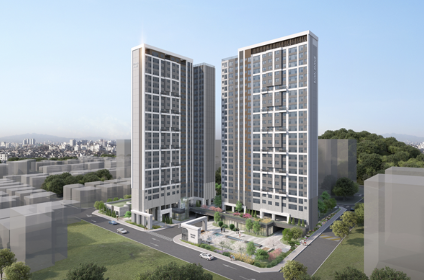 송파 가락동 모아타운 조감도