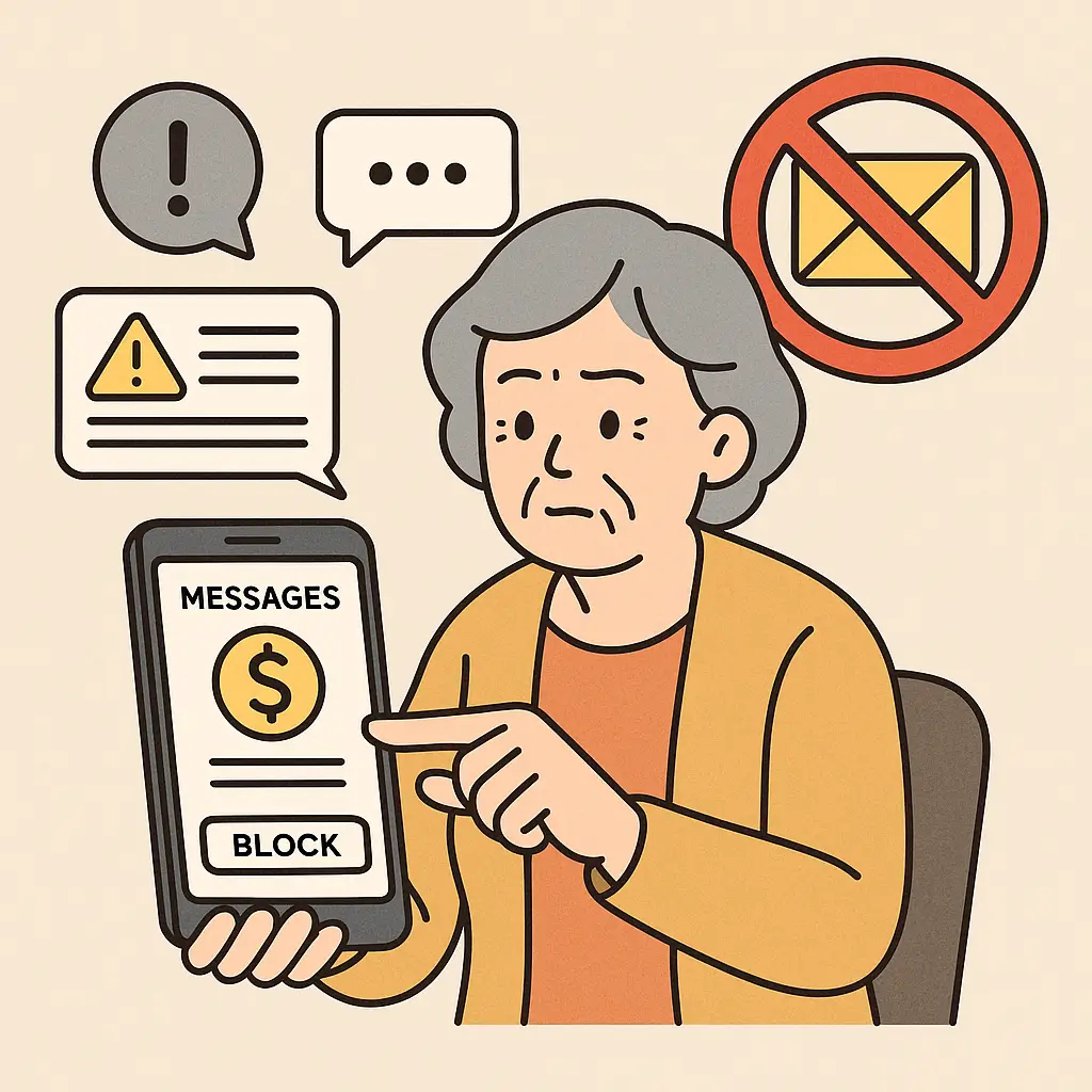 스마트폰에서 문자메시지 차단&middot;해제하는 방법 &ndash; 스팸문자, 피싱 문자 이렇게 막으세요