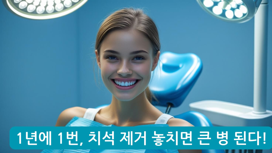 1년에 1번, 치석 제거 놓치면 큰 병 된다!