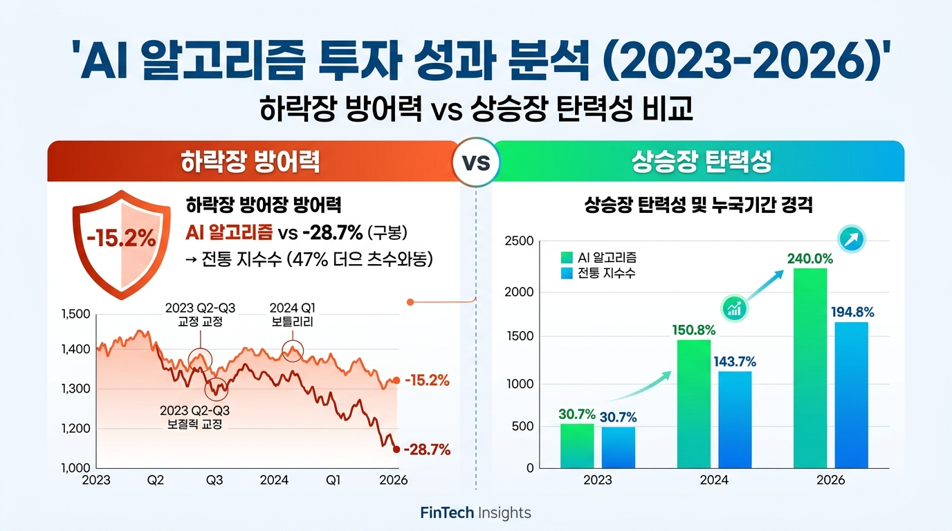 AI 알고리즘 투자 성과 분석 (2023-2026)