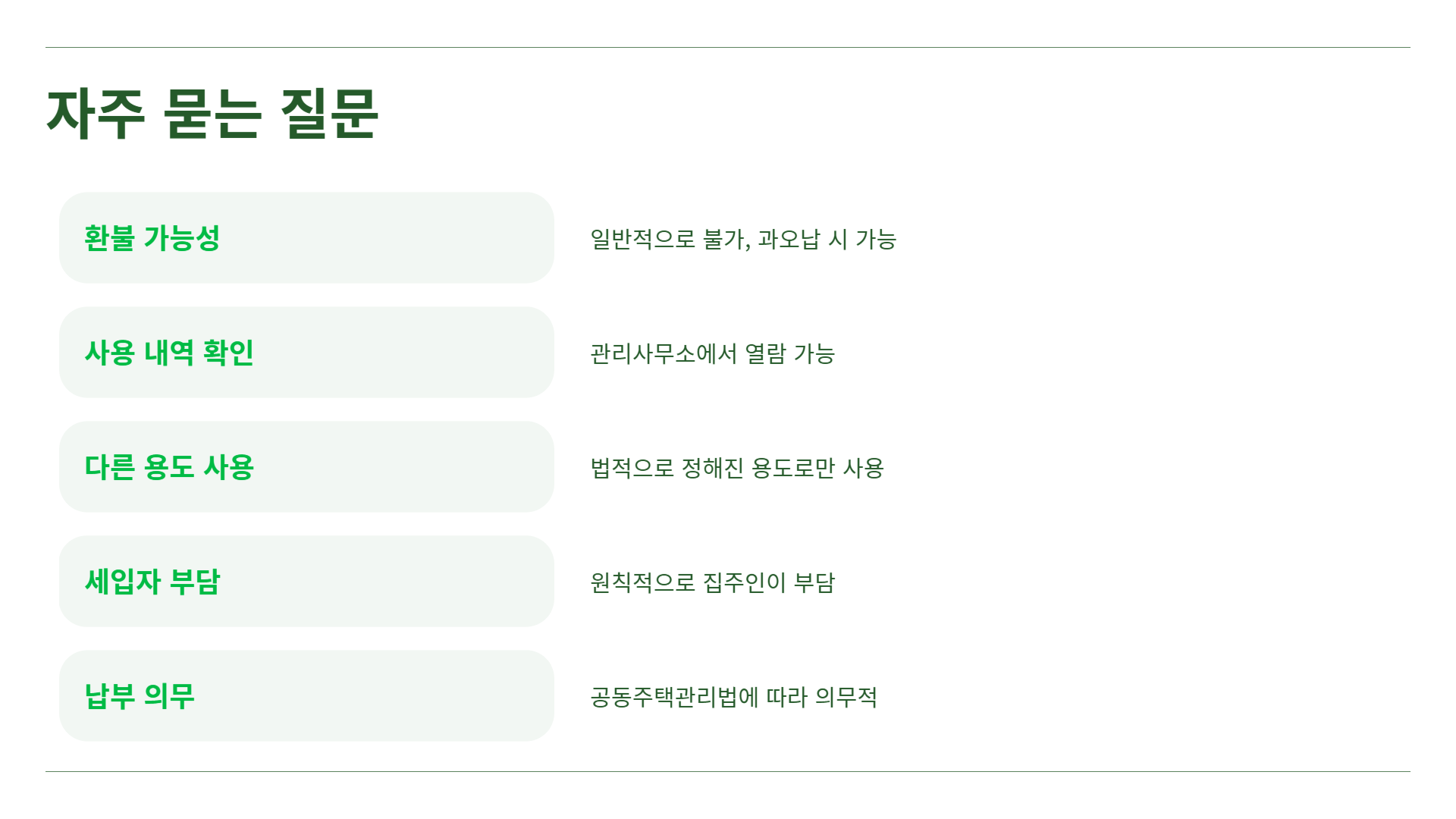 아파트 장기수선충당금 신청방법