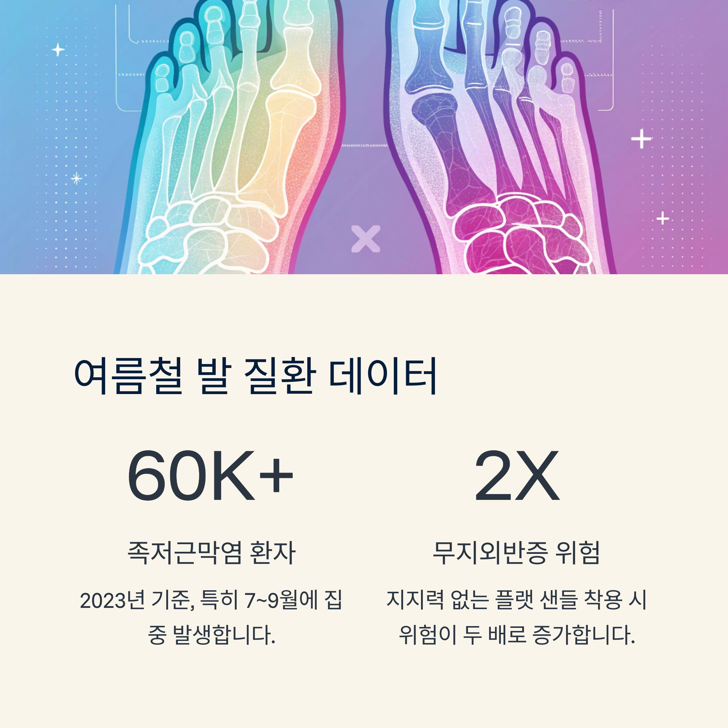 여름철 발 질환 데이터