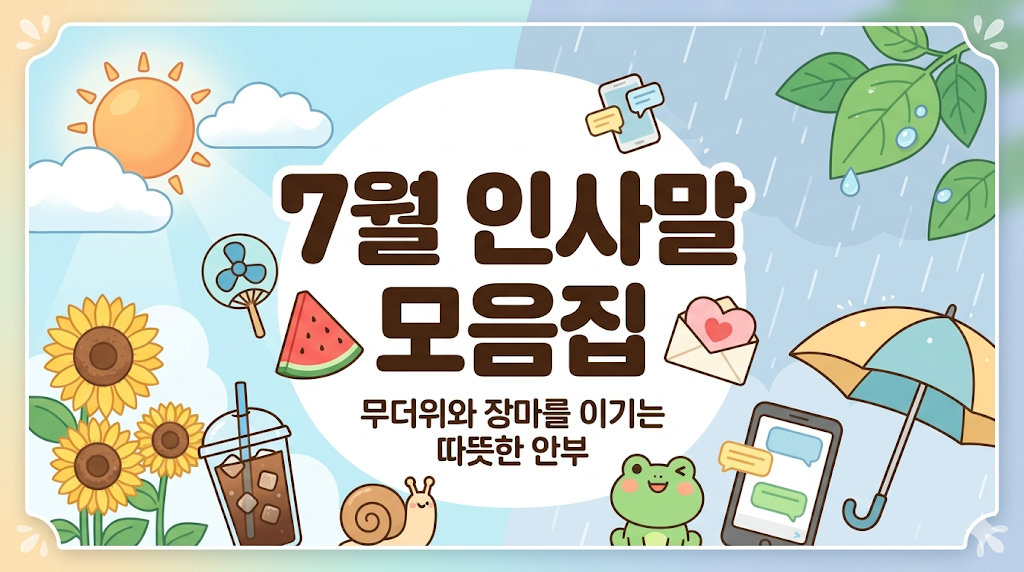 7월 인사말 모음집