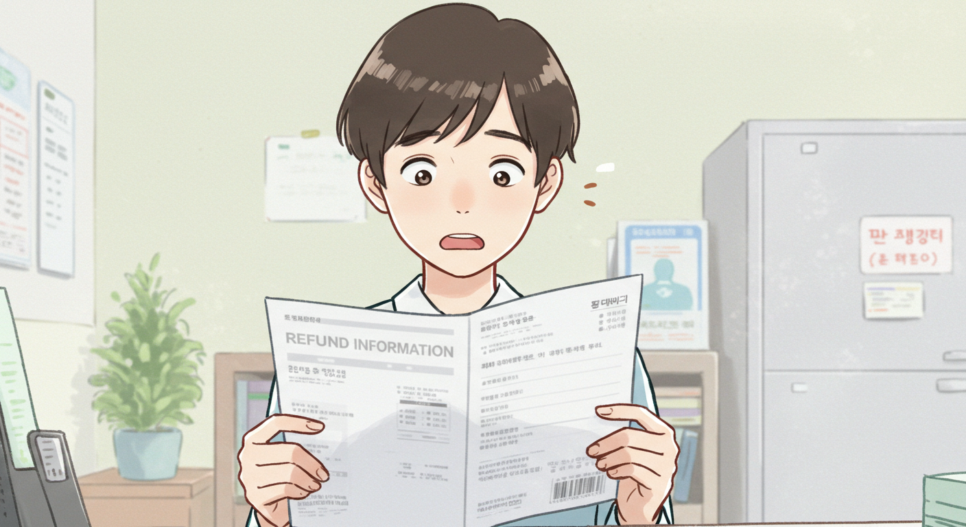 병원비 고지서를 보고 놀란 직장인