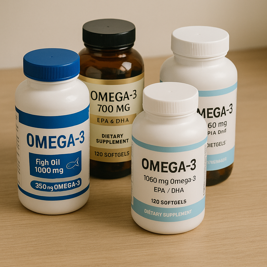 다양한 오메가3에 관련된 사진