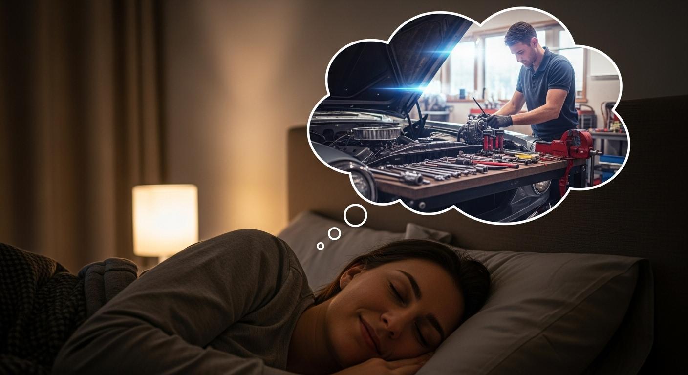 자동차수리하는꿈