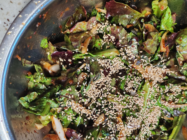 상추겉절이 레시피