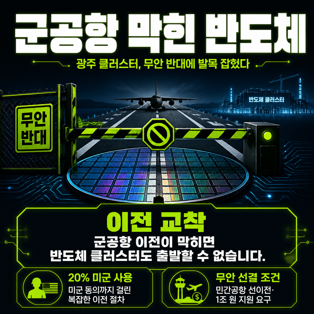 군공항 막힌 반도체