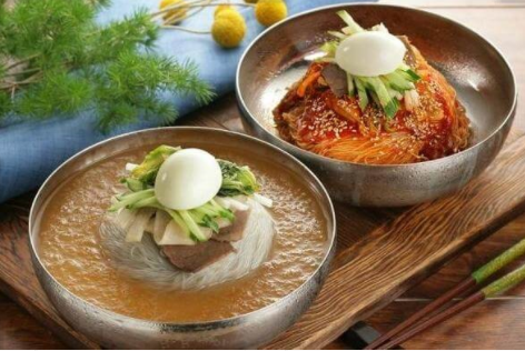 냉면, 물냉면 시원하게 요리한 완성 모습