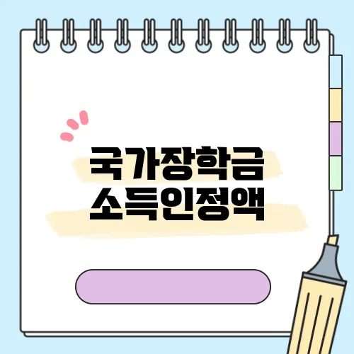 국가장학금 소득인정액