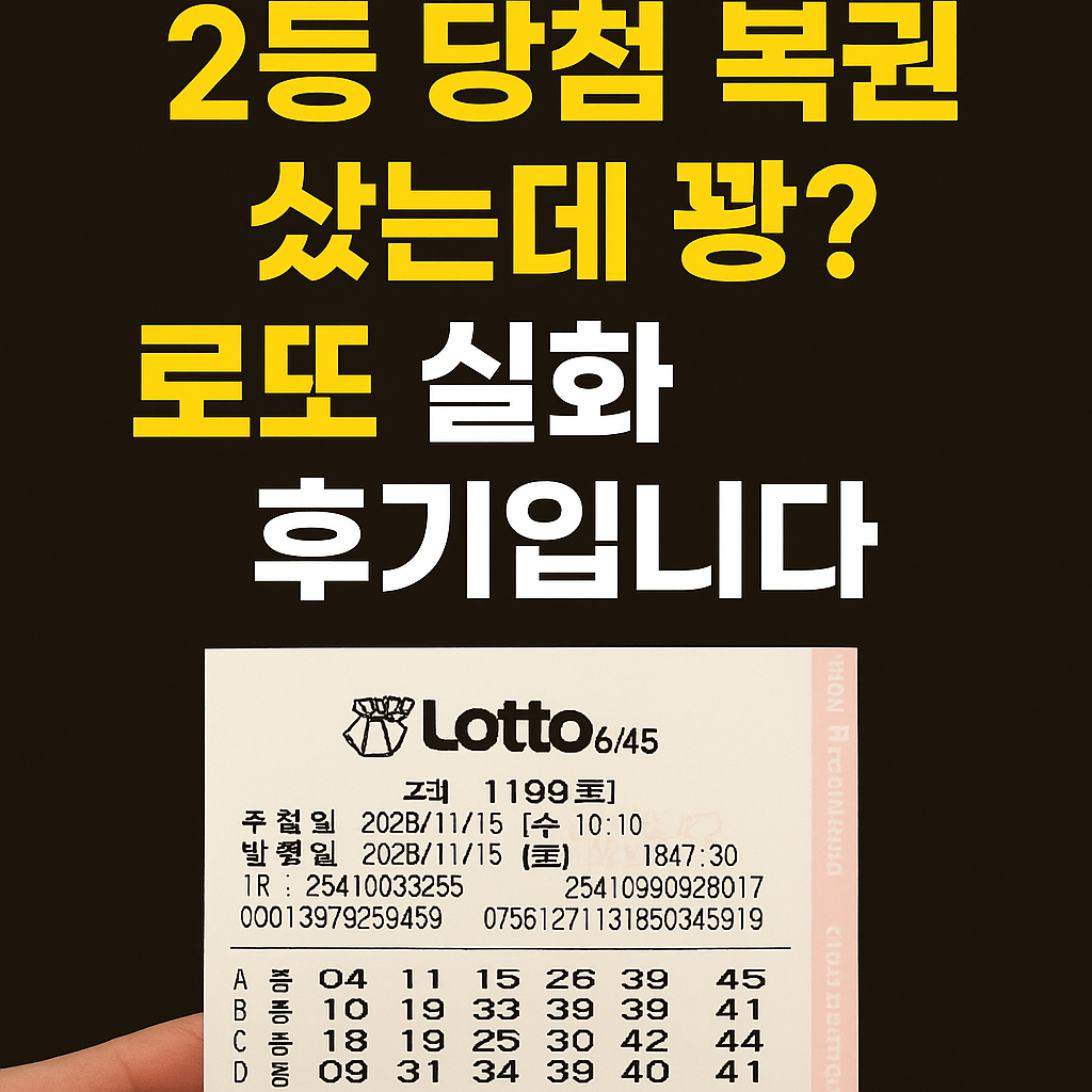 1198회 당첨번호