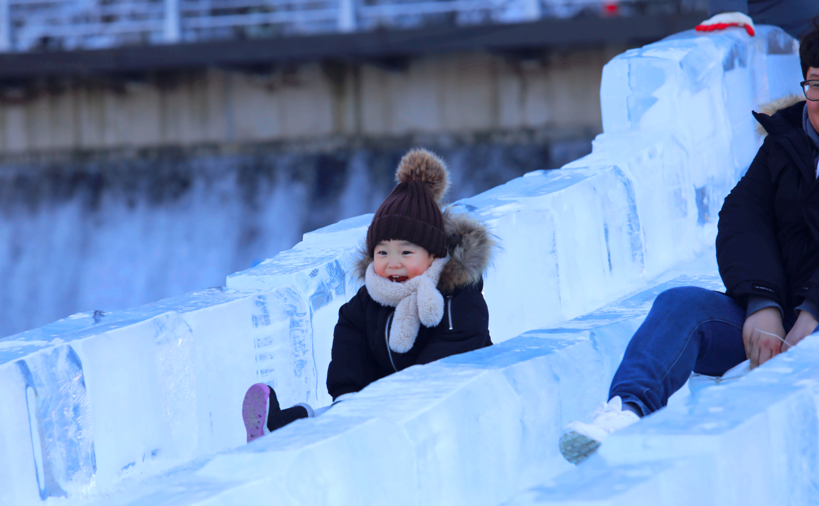 안동 암산 얼음축제