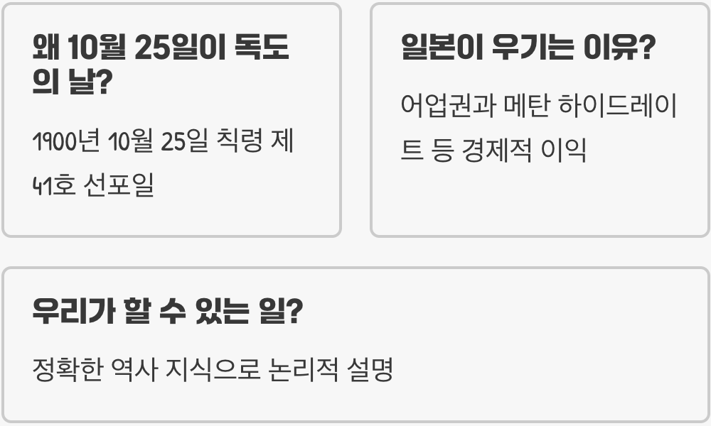 독도의날, 우리가 독도를 우리 땅이라고 말할 수 있는 5가지 이유