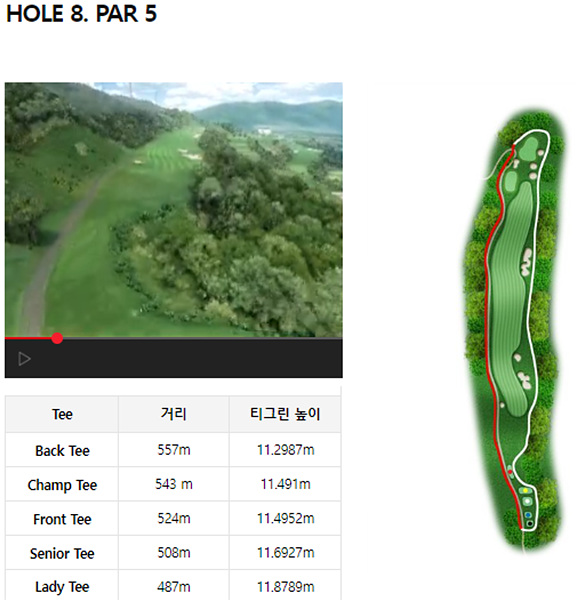 김해CC_8번홀_코스