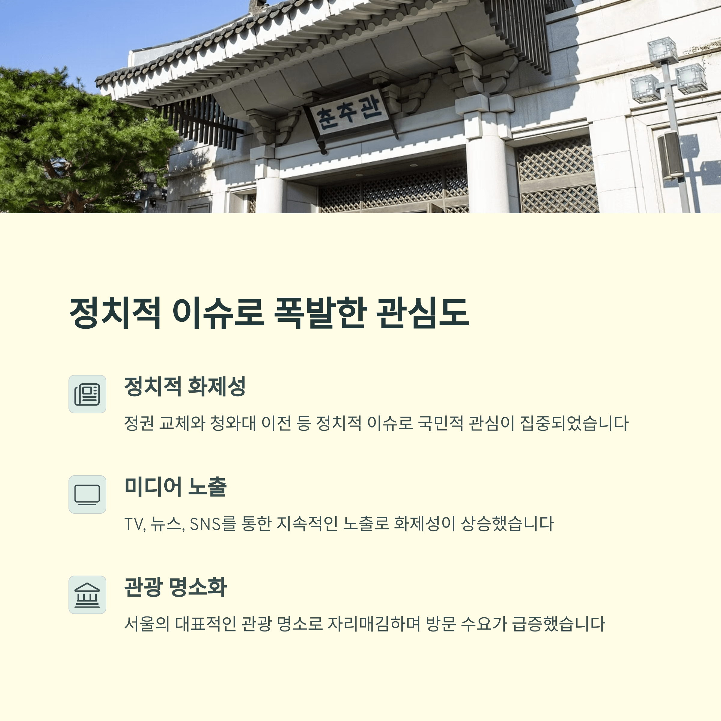 청와대 관람 예약 하루 만에 매진되는 이유와 신청 꿀팁