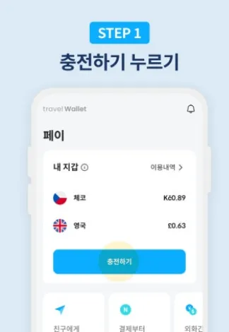 트래블월렛 환전가능금액 