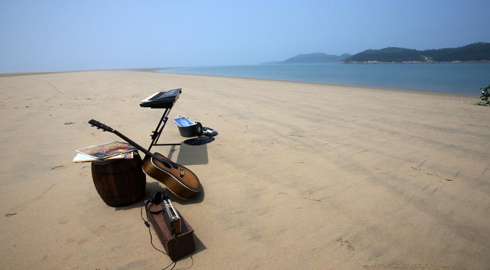 대이작도 풀등모래섬