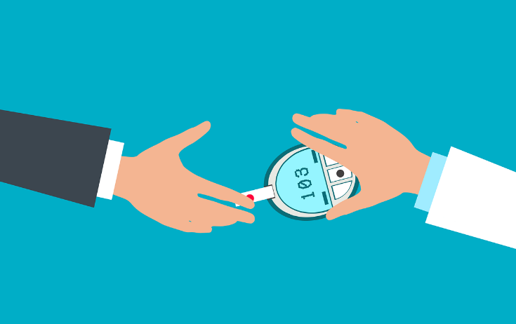 혈당 측정 [ 출처 : 픽사베이 ]