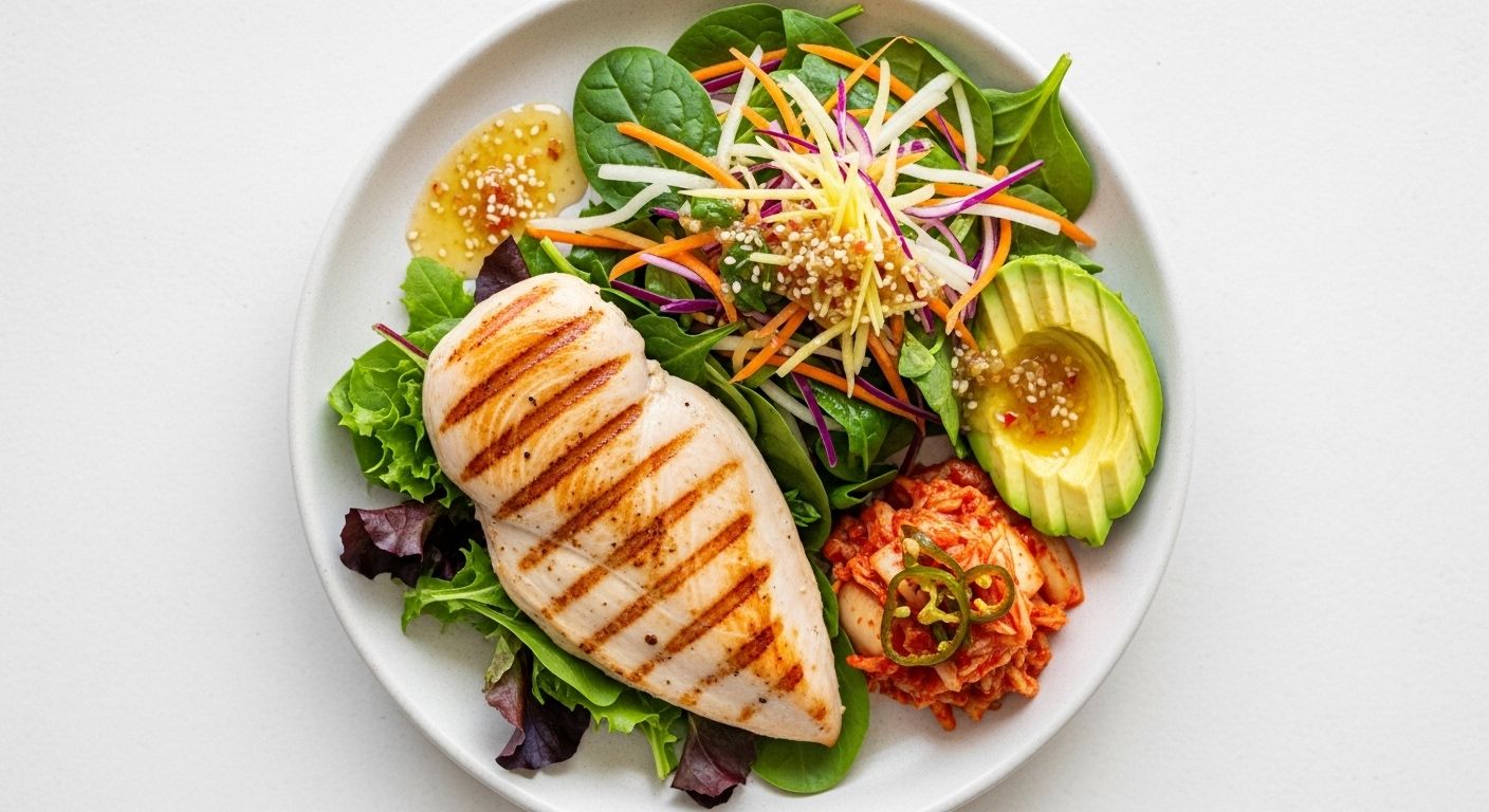 닭가슴살과 아보카도 샐러드