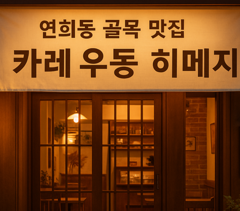 연희동 카레 우동 맛집, 히메지