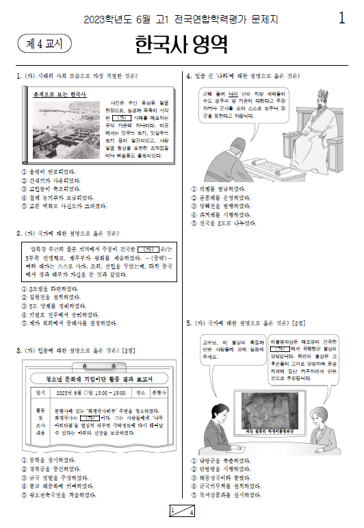2023-6월-고1-모의고사-한국사-기출문제-다운