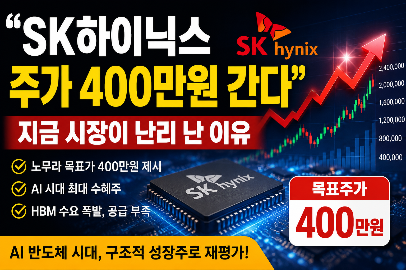 SK하이닉스 주가 400만원