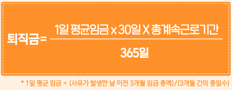 퇴직금-계산방법
