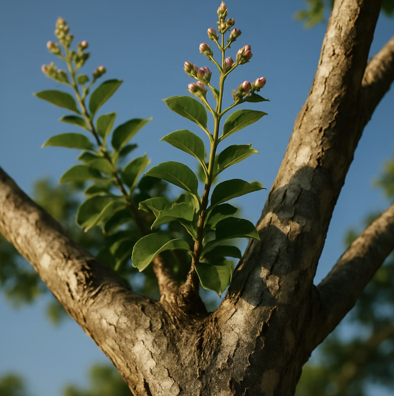 이유 2: 올해 자란 새 가지에서 꽃이 펴요