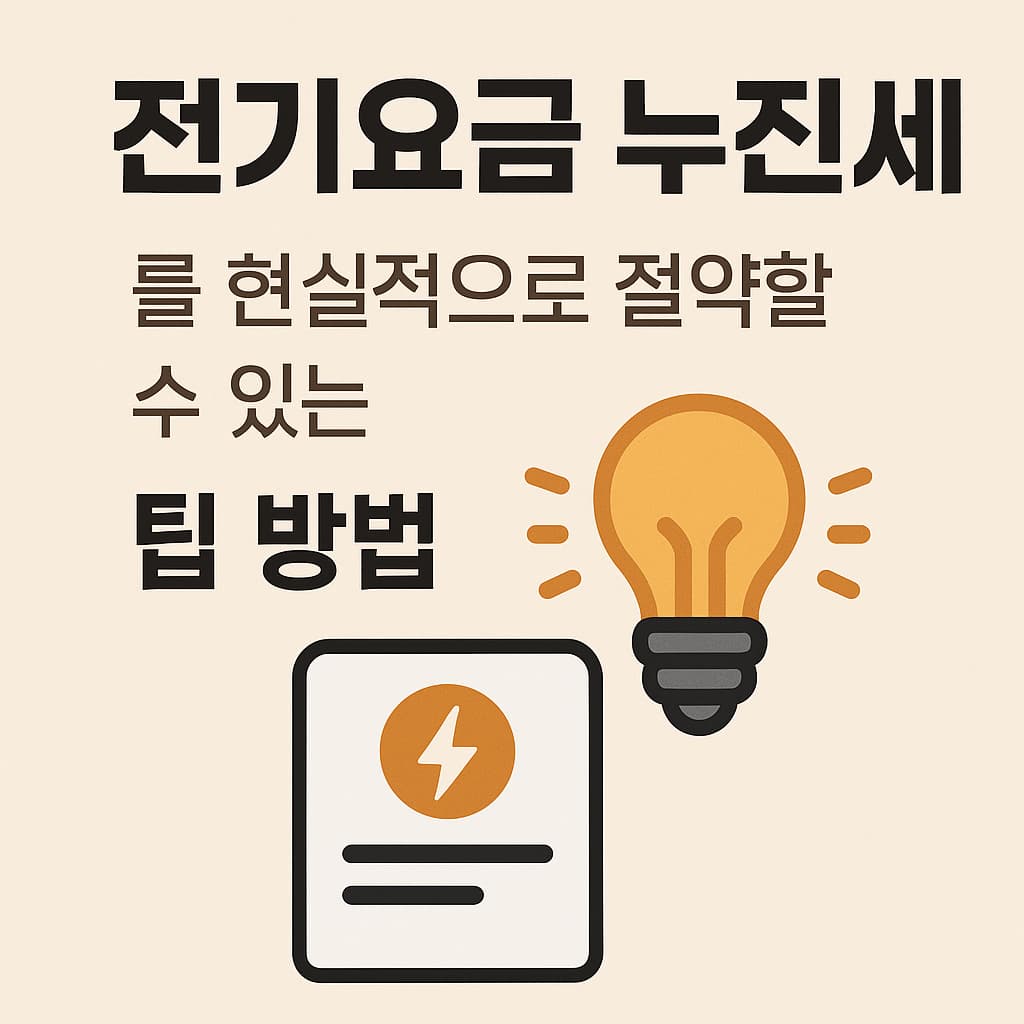 전기요금 누진세 절약방법