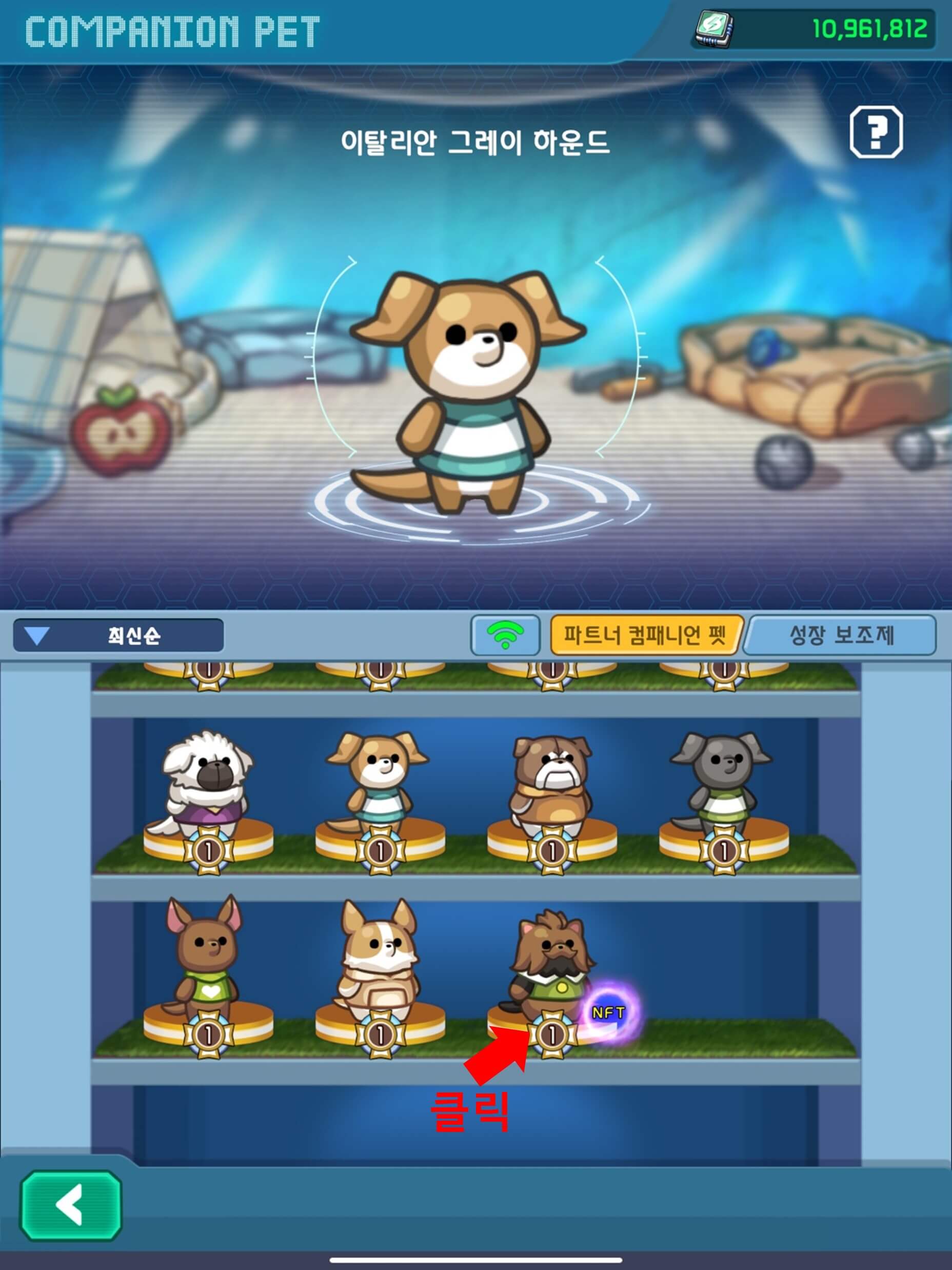 NFT 포메 서바이벌로 전송하기3