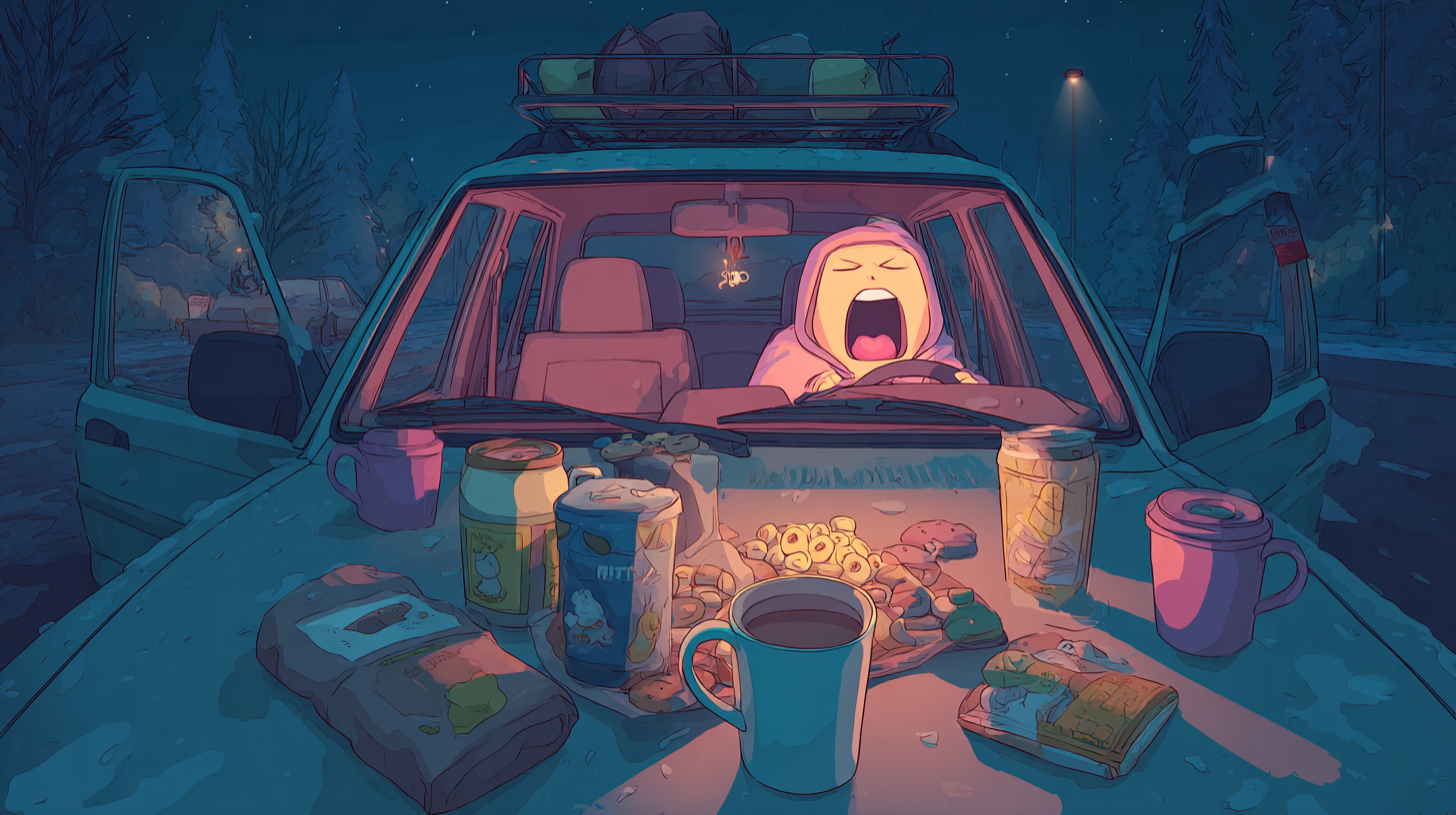 야간 운전 시 주의점(초보 운전)