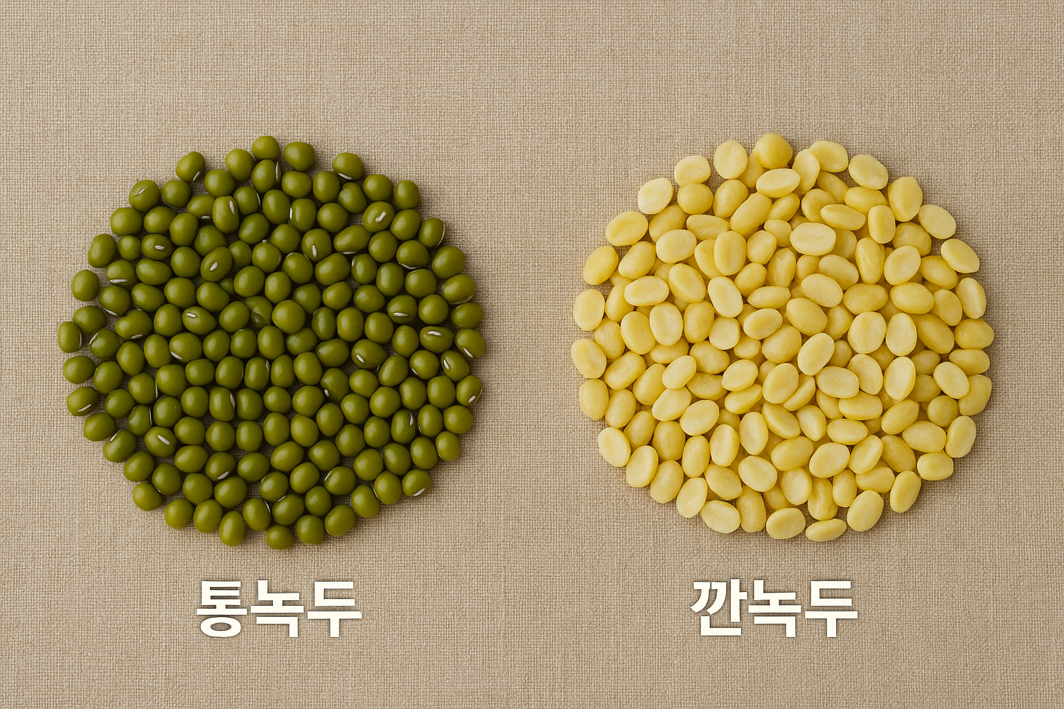 통녹두,깐녹두